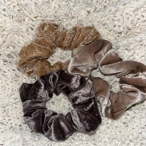 Brown Scrunchies x3  (free w/ purchase)
